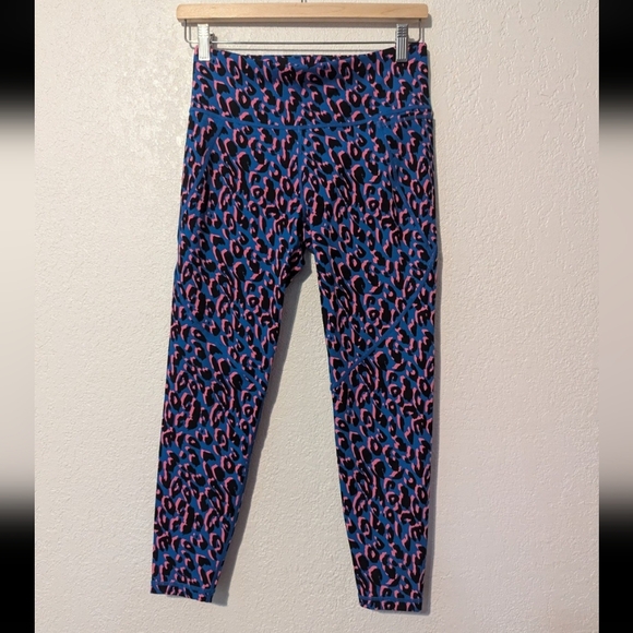 Sweaty Betty athletic leggings power 7/8 cheetah print - Picture 2 of 5